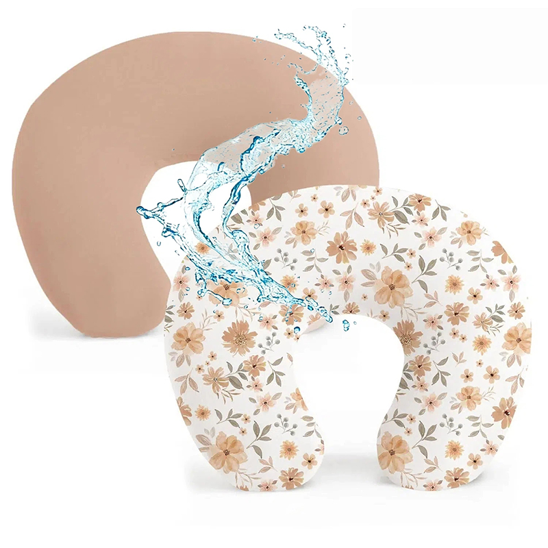 Nursing Pillow Breastfeeding - غطاء وسادة رضاعة مقاوم للماء قابل