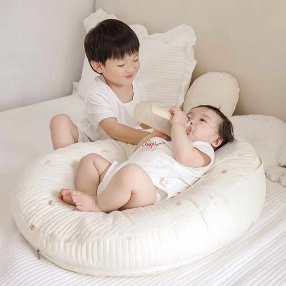 وسادة رضاعة ناعمة للأطفال مضاد - مراجعة Nursing Pillow Breastfeeding وسعره