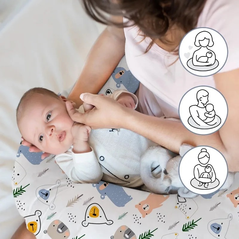 وسادة رضاعة للرضع، وسائد للرضا - مراجعة Nursing Pillow Breastfeeding وسعره