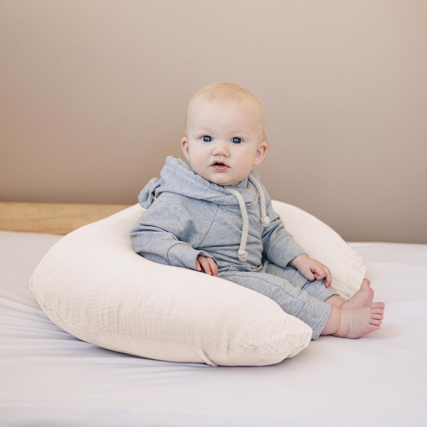 غطاء وسادة الرضاعة (قطعتان) من - مراجعة Nursing Pillow Breastfeeding وسعره